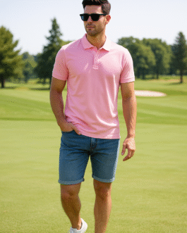 Pink Classic Polo T-Shirt